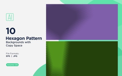 Dynamic Hexagon Pattern Background for Creative Projects 125