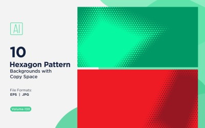 Dynamic Hexagon Pattern Background for Creative Projects 130