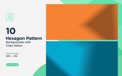 Dynamic Hexagon Pattern Background for Creative Projects 138