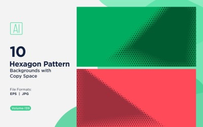 Dynamic Hexagon Pattern Background for Creative Projects 139