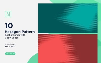 Dynamic Hexagon Pattern Background for Creative Projects 141