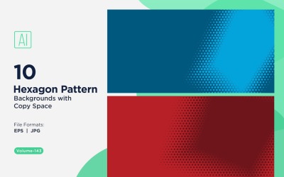 Dynamic Hexagon Pattern Background for Creative Projects 143