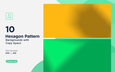 Dynamic Hexagon Pattern Background for Creative Projects 145