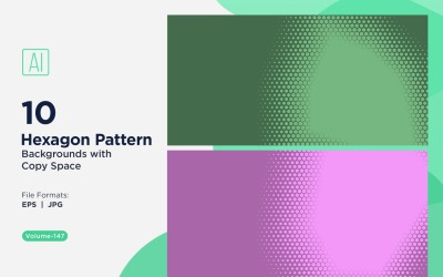 Dynamic Hexagon Pattern Background for Creative Projects 147