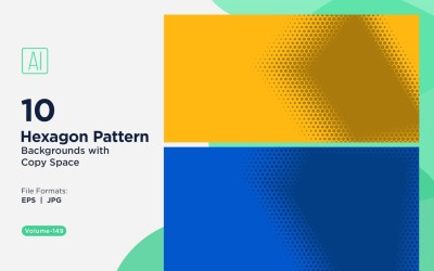 Dynamic Hexagon Pattern Background for Creative Projects 149