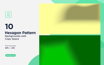Dynamic Hexagon Pattern Background for Creative Projects 150