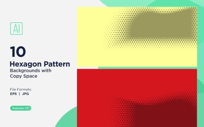 Dynamic Hexagon Pattern Background for Creative Projects 151
