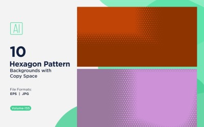 Dynamic Hexagon Pattern Background for Creative Projects 155