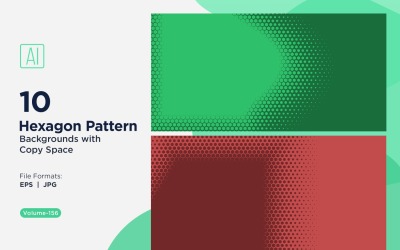 Dynamic Hexagon Pattern Background for Creative Projects 156