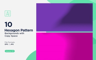 Dynamic Hexagon Pattern Background for Creative Projects 157