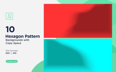Dynamic Hexagon Pattern Background for Creative Projects 163