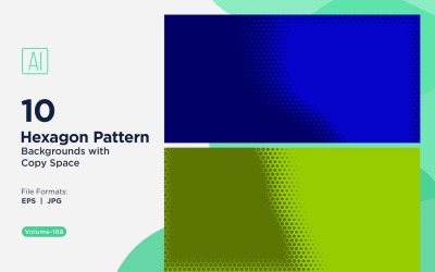 Dynamic Hexagon Pattern Background for Creative Projects 168