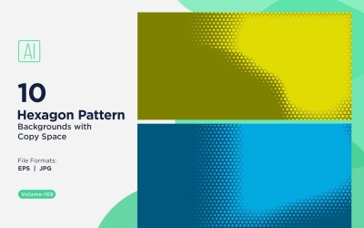 Dynamic Hexagon Pattern Background for Creative Projects 169