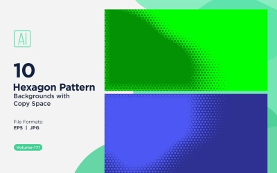 Dynamic Hexagon Pattern Background for Creative Projects 171