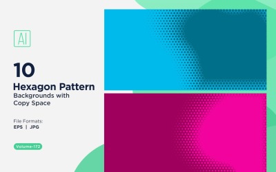 Dynamic Hexagon Pattern Background for Creative Projects 172