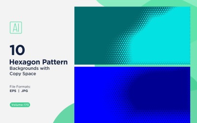 Dynamic Hexagon Pattern Background for Creative Projects 173