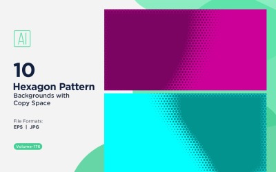 Dynamic Hexagon Pattern Background for Creative Projects 176