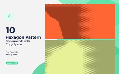 Dynamic Hexagon Pattern Background for Creative Projects 179