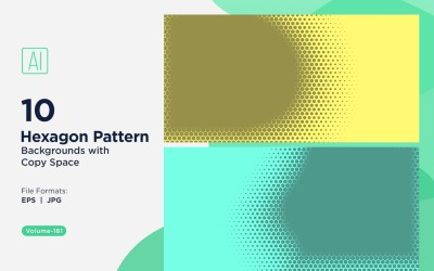 Dynamic Hexagon Pattern Background for Creative Projects 181