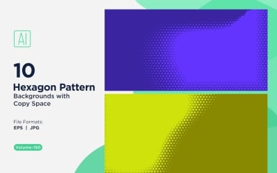 Dynamic Hexagon Pattern Background for Creative Projects 190