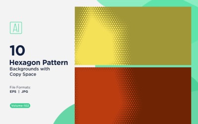Sfondo dinamico con motivo esagonale per progetti creativi 102