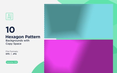 Sfondo dinamico con motivo esagonale per progetti creativi 140