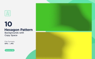 Dynamic Hexagon Pattern Background for Creative Projects 184