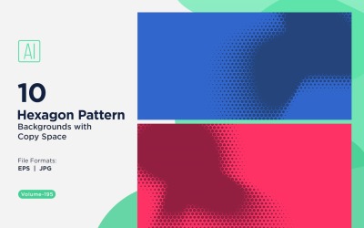 Dynamic Hexagon Pattern Background for Creative Projects 195