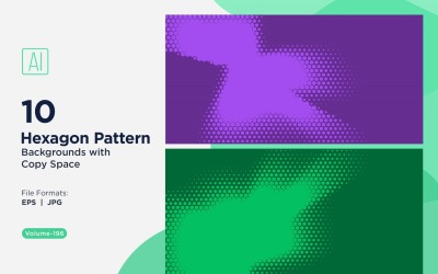 Dynamic Hexagon Pattern Background for Creative Projects 196