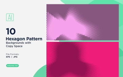 Dynamic Hexagon Pattern Background for Creative Projects 197