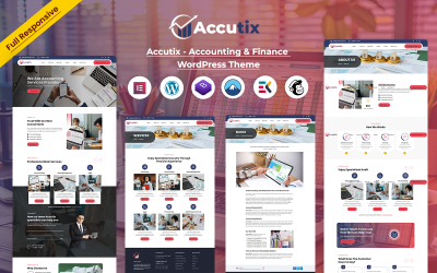 Téma WordPress Accutix - Účetnictví a finance