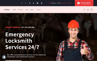 Tishfy9 - Tienda de cerrajería Shopify 2.0