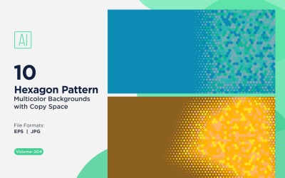 Vibrant honey bee Pattern Background in Multi Colors &amp;amp; Sizes 304