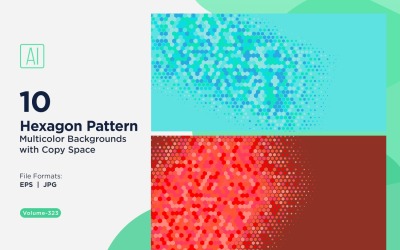 Sfondo con motivo ape vibrante in più colori e dimensioni 323