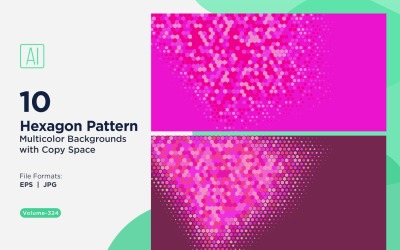 Sfondo con motivo ape vibrante in più colori e dimensioni 324