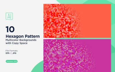 Sfondo con motivo ape vibrante in più colori e dimensioni 349