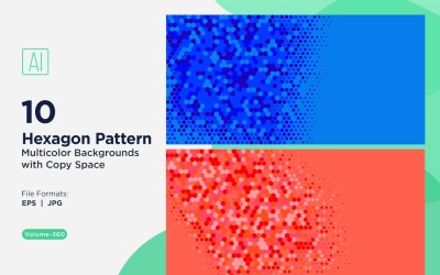 Sfondo con motivo ape vibrante in più colori e dimensioni 360