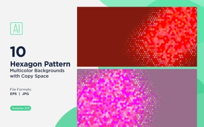 Vibrant honey bee Pattern Background in Multi Colors And Sizes 313