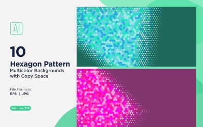 Vibrant honey bee Pattern Background in Multi Colors And Sizes 319