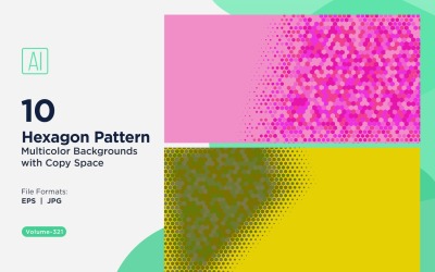 Vibrant honey bee Pattern Background in Multi Colors And Sizes 321