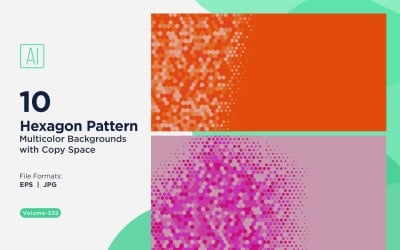 Vibrant honey bee Pattern Background in Multi Colors And Sizes 332