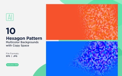 Vibrant honey bee Pattern Background in Multi Colors And Sizes 333