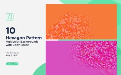 Vibrant honey bee Pattern Background in Multi Colors And Sizes 335