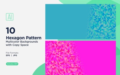 Vibrant honey bee Pattern Background in Multi Colors And Sizes 337