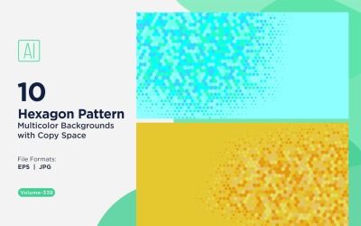 Vibrant honey bee Pattern Background in Multi Colors And Sizes 339