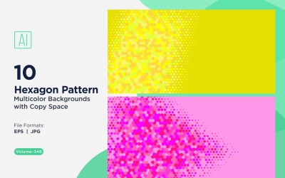 Vibrant honey bee Pattern Background in Multi Colors And Sizes 348