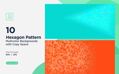 Vibrant honey bee Pattern Background in Multi Colors And Sizes 358