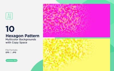 Vibrant honey bee Pattern Background in Multi Colors And Sizes 362