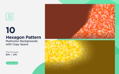 Vibrant honey bee Pattern Background in Multi Colors And Sizes 369