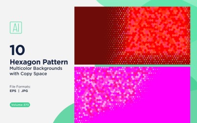 Vibrant honey bee Pattern Background in Multi Colors And Sizes 373